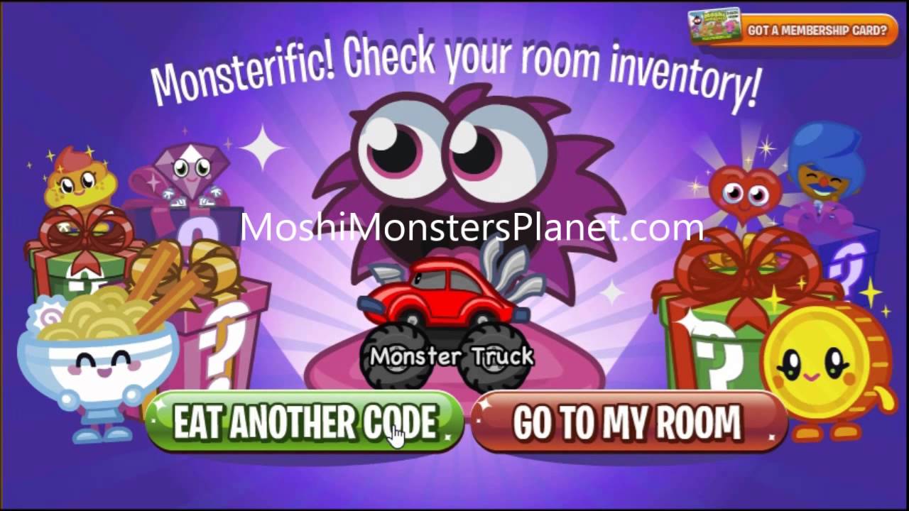 Moshi monsters codes zack binspin